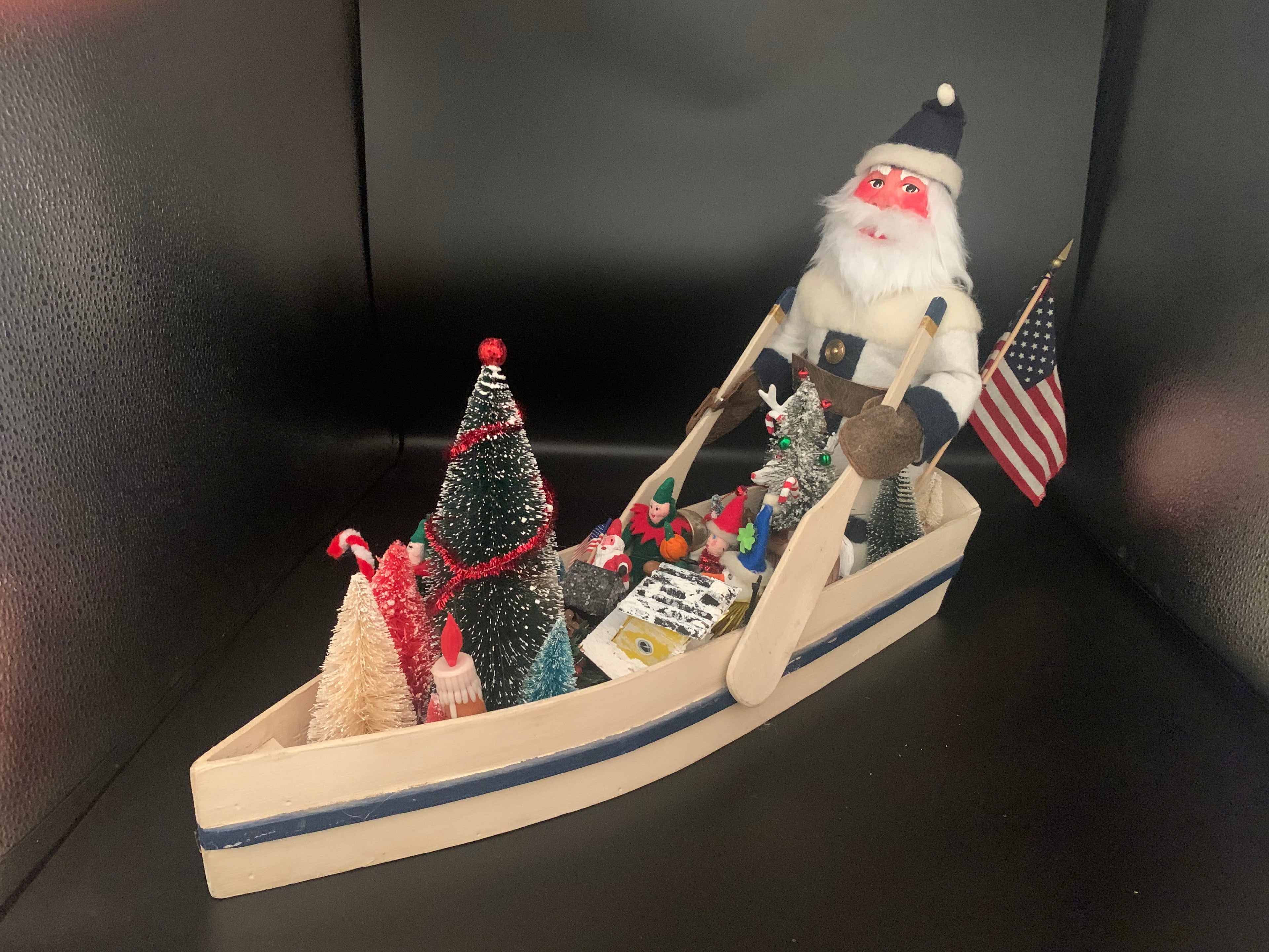 Row Boat Santa